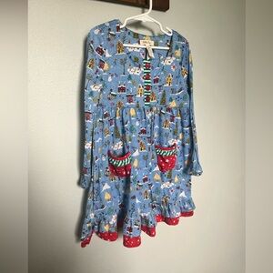 MatildaJane, Girls, Size 6, Holiday/Christmas, long sleeve dress with pockets